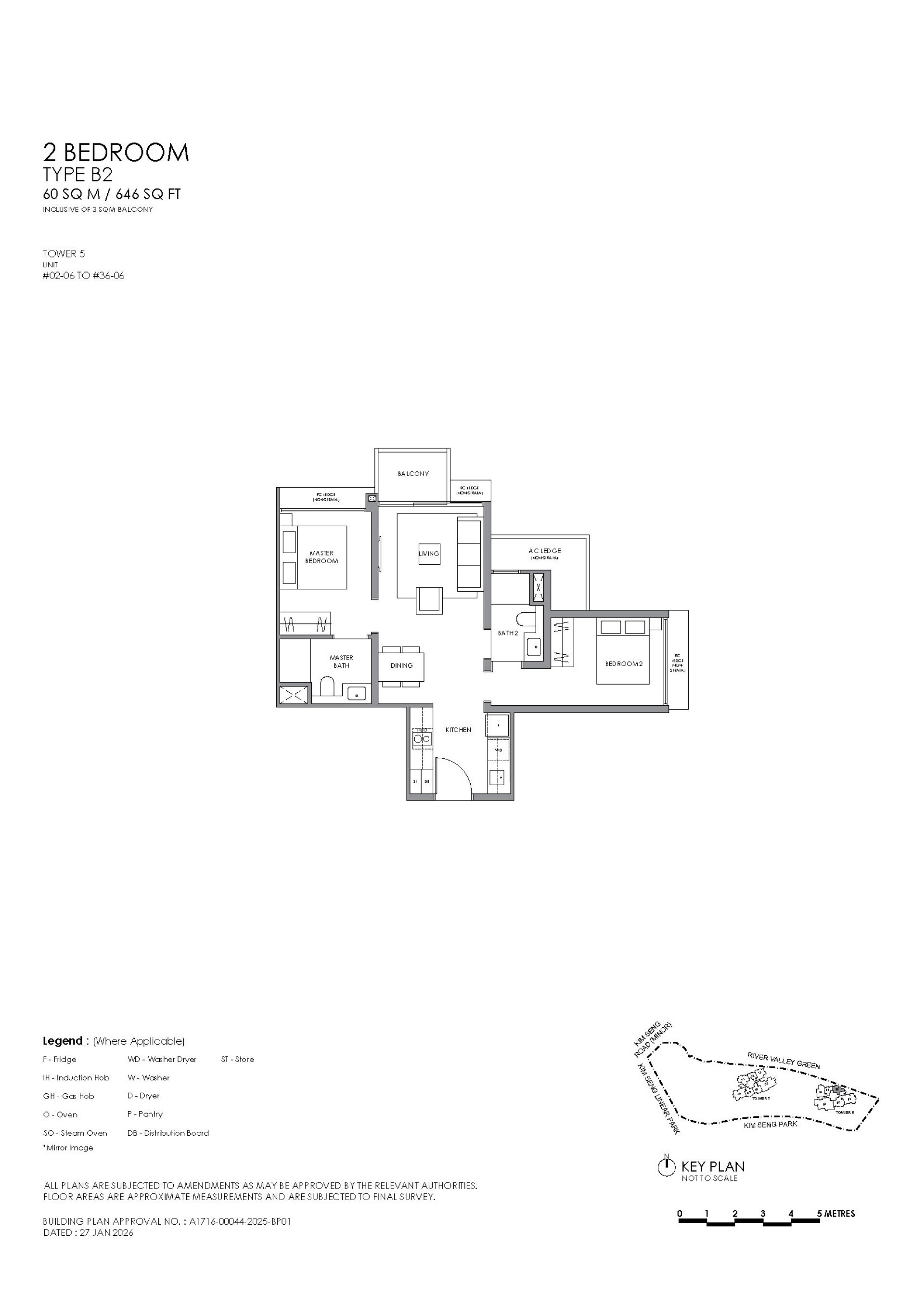 River Modern floorplan